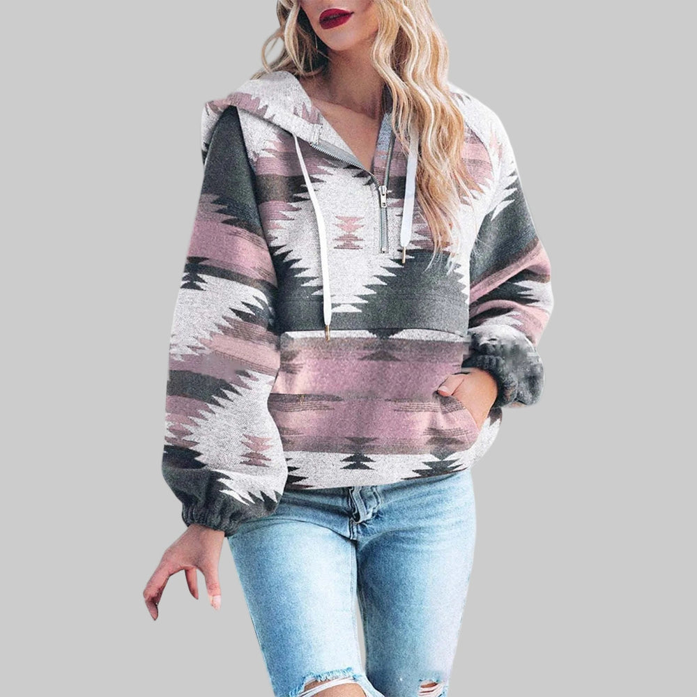 SAKU™ - Comfy Oversized Zip Up Long Sleeve Hoodie Sweatshirt - Maison Léa & Lou