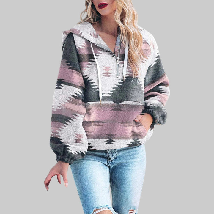 SAKU™ - Comfy Oversized Zip Up Long Sleeve Hoodie Sweatshirt - Maison Léa &amp; Lou