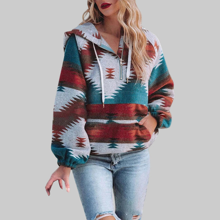 SAKU™ - Comfy Oversized Zip Up Long Sleeve Hoodie Sweatshirt - Maison Léa &amp; Lou