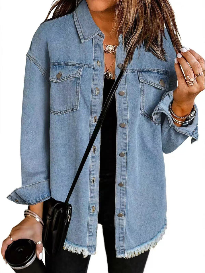 ROXANE™ | Classic Everyday Denim Jacket - Maison Léa &amp; Lou
