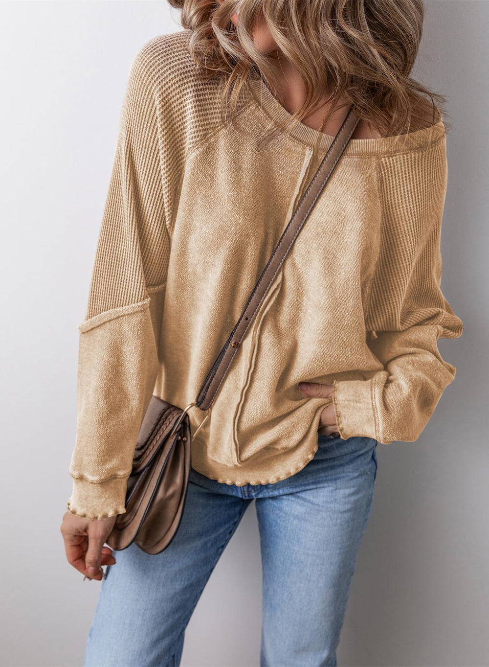 PRECIOUS™ - Casual Crew Neck Long Sleeve Sweatshirt - Maison Léa & Lou