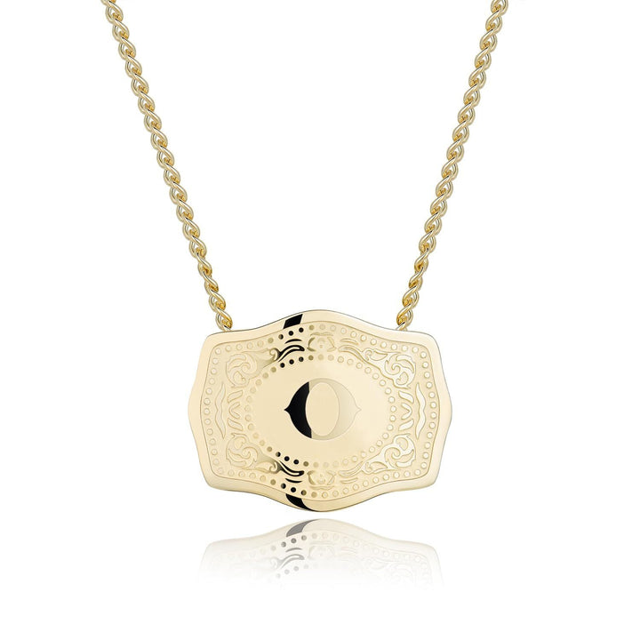 CINDY™ - Sleek Initial Letter Pendant Necklace - Maison Léa &amp; Lou
