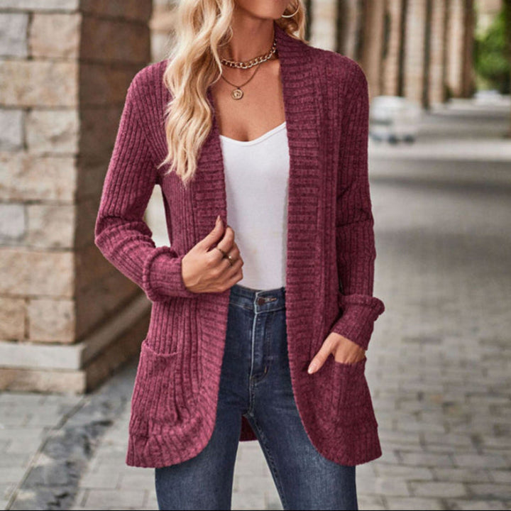 LUCILLE™ - Cozy Lightweight Long-Sleeve Open Front Cardigan - Maison Léa &amp; Lou