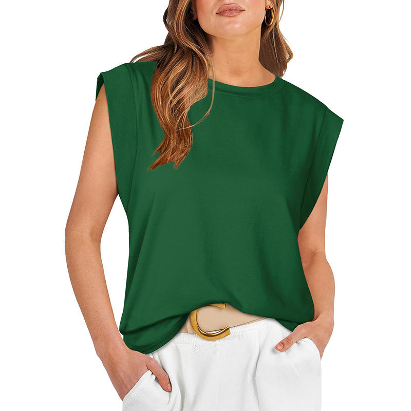 RAYANU™ – Lightweight Everyday Summer Cap Sleeve Top - Maison Léa &amp; Lou