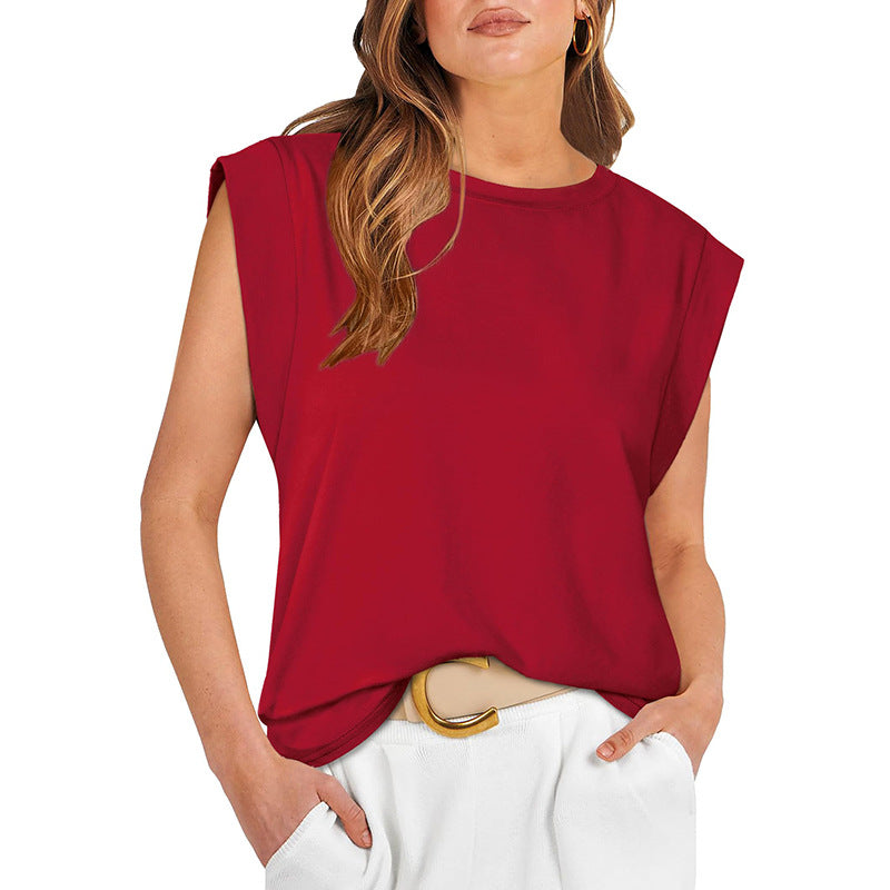 RAYANU™ – Lightweight Everyday Summer Cap Sleeve Top - Maison Léa &amp; Lou