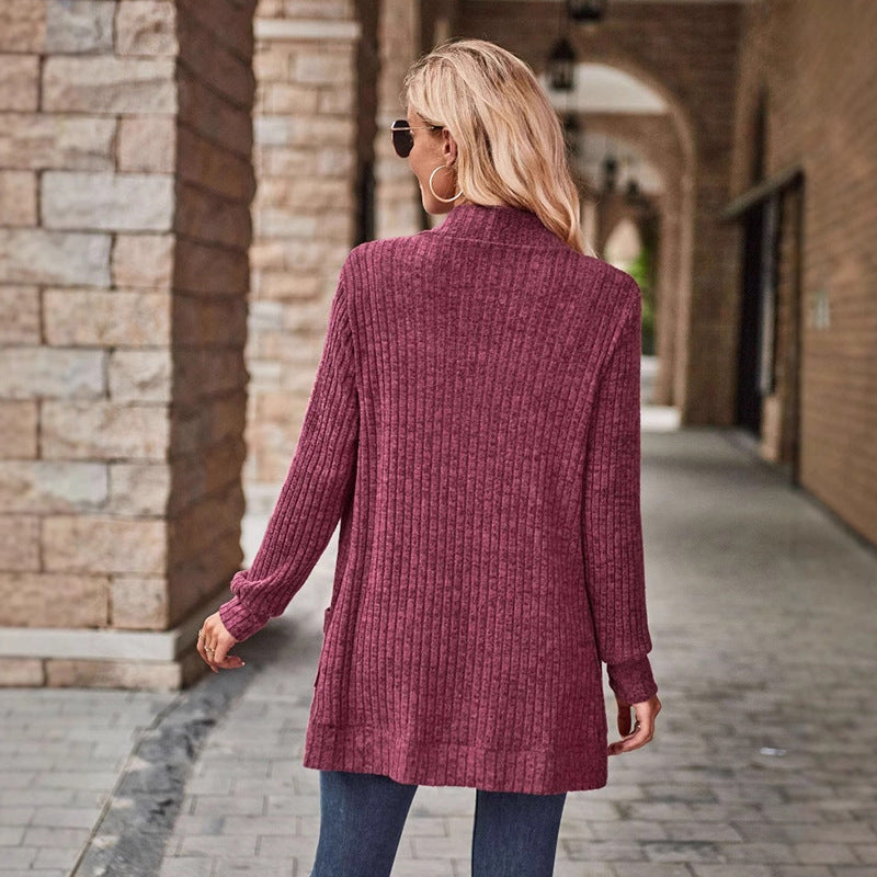 LUCILLE™ - Cozy Lightweight Long-Sleeve Open Front Cardigan - Maison Léa &amp; Lou