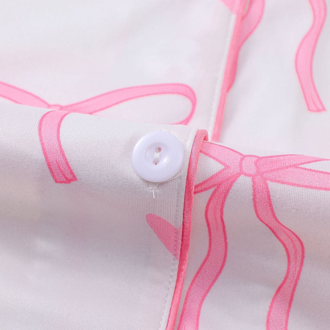 SHAKILA™ - Casual Crop Shirt and Short Pajama Set