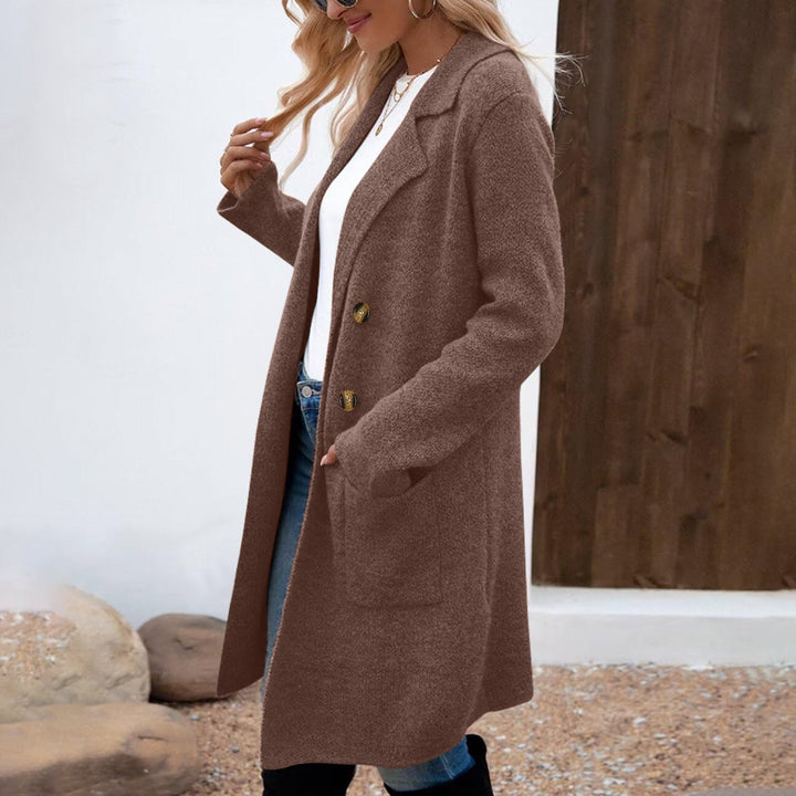 ZAHEKA™ - Casual Long Sleeve Mid Length Coat - Maison Léa &amp; Lou