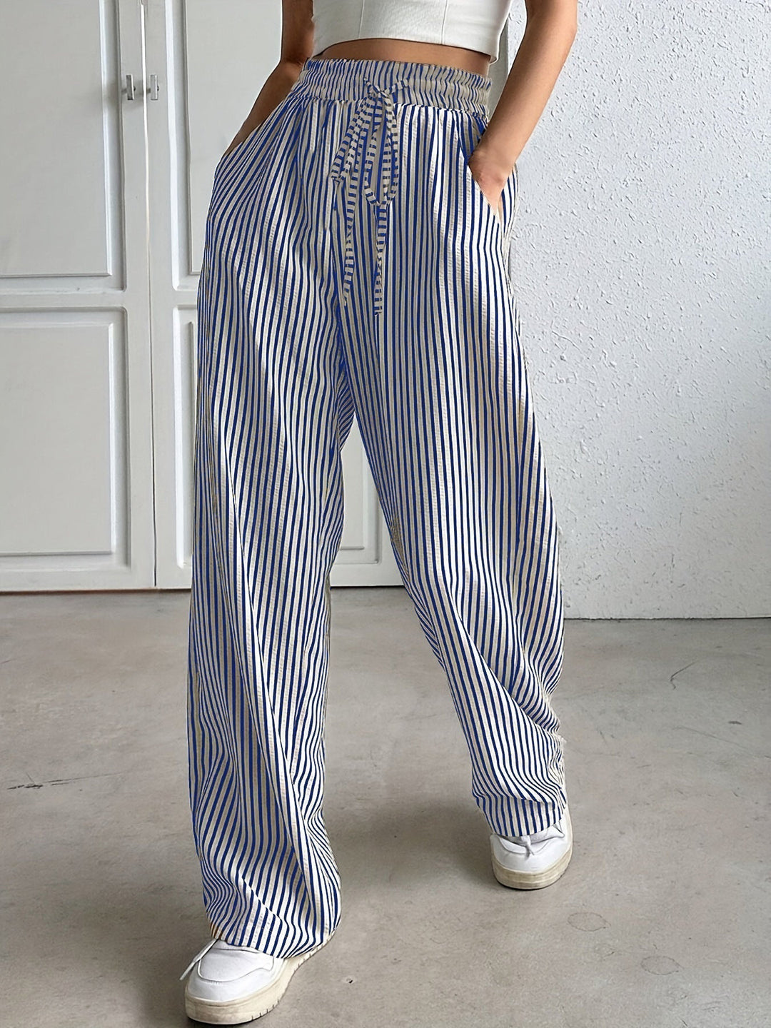 TAITE™ - Simple Summer Striped Relaxed Fit Buttom