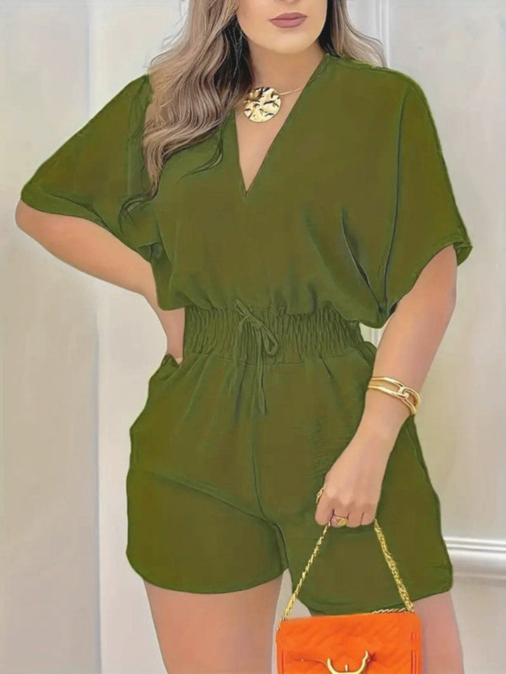 NATIOLI™ – Daily Summer Comfort  High-Waist Romper - Maison Léa &amp; Lou