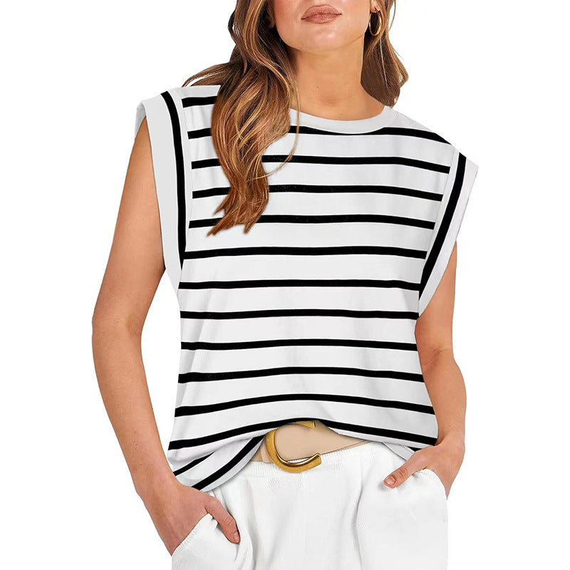 RAYANU™ – Lightweight Everyday Summer Cap Sleeve Top - Maison Léa &amp; Lou