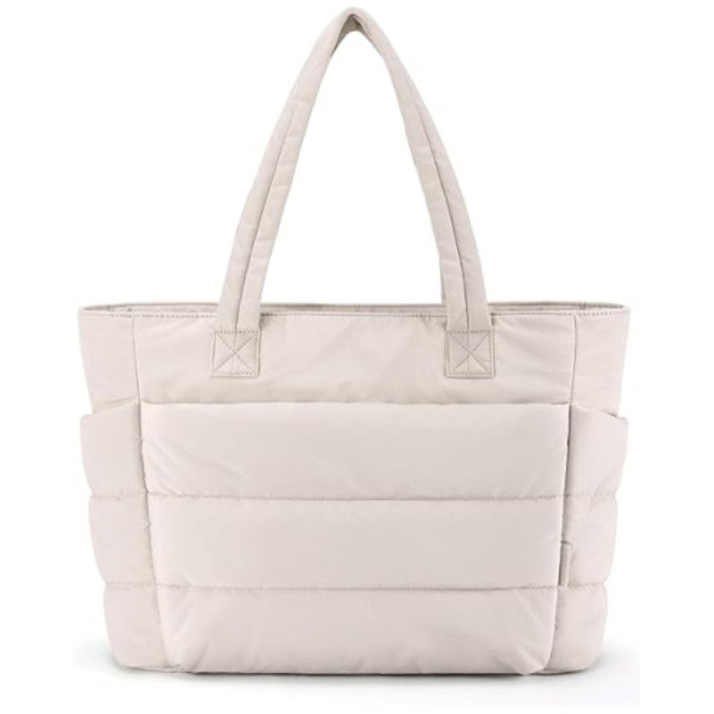 CARMELLE™– Lightweight Quilted Tote Bag - Maison Léa &amp; Lou