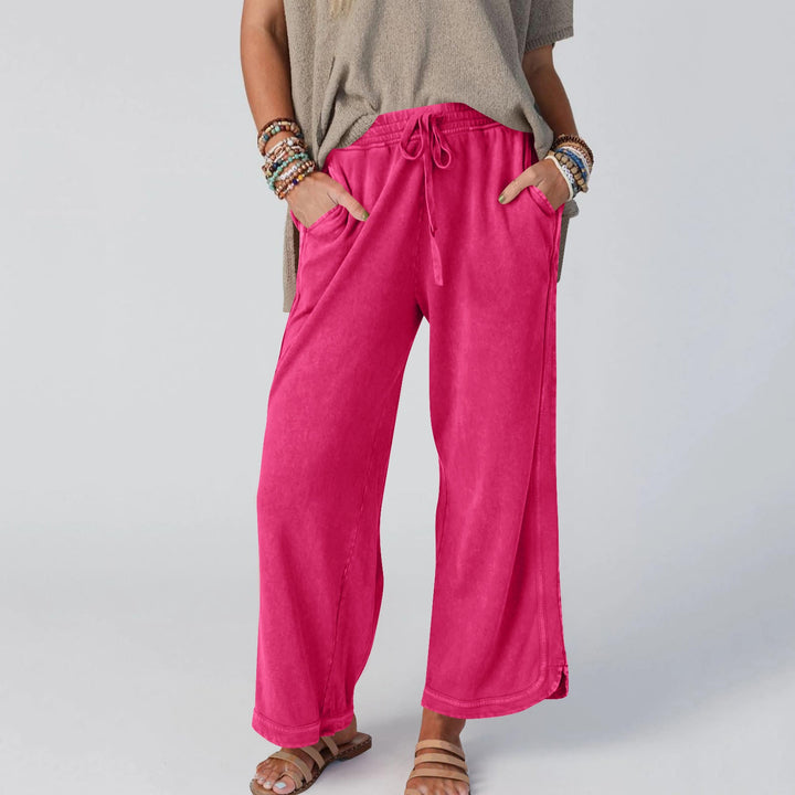 CHIPY™ - Vintage Wide Leg High Waist Pants - Maison Léa &amp; Lou