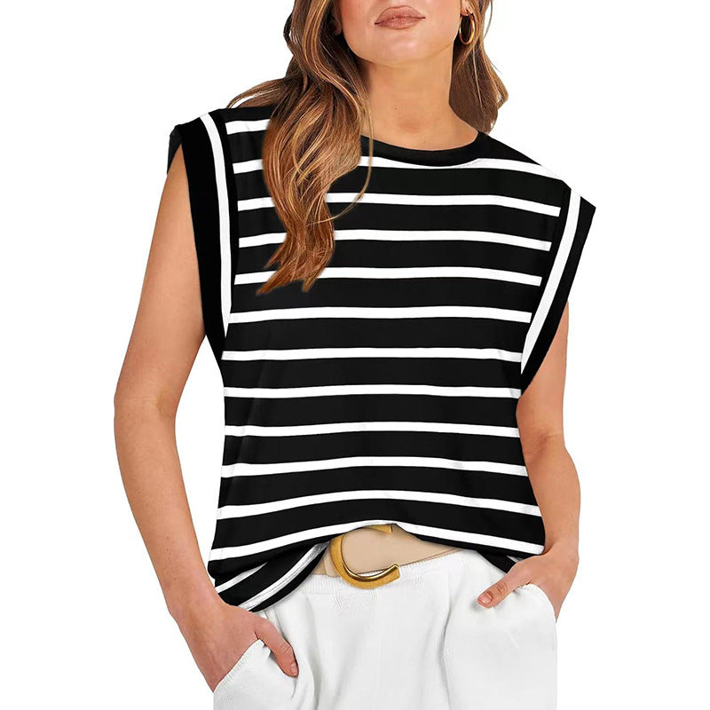 RAYANU™ – Lightweight Everyday Summer Cap Sleeve Top - Maison Léa &amp; Lou