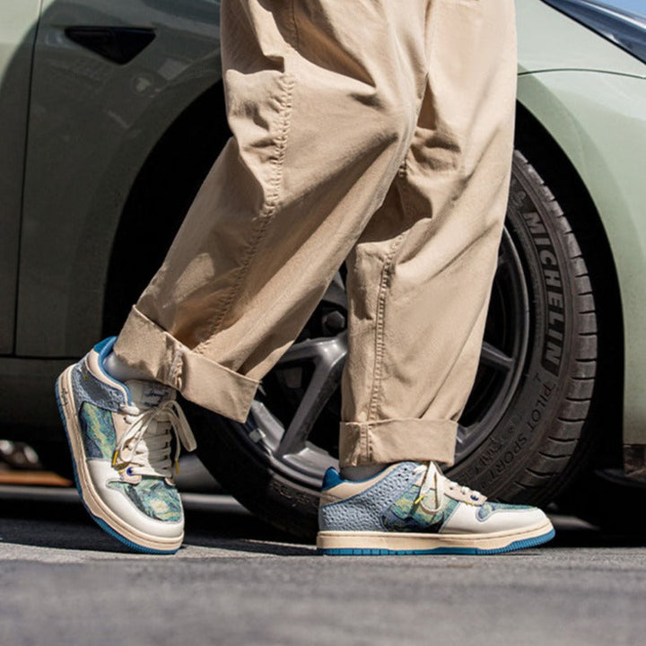 VAN GOGH™ | Starry Night Inspired Sneakers - Maison Léa &amp; Lou