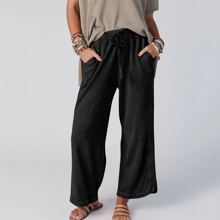 CHIPY™ - Vintage Wide Leg High Waist Pants - Maison Léa &amp; Lou
