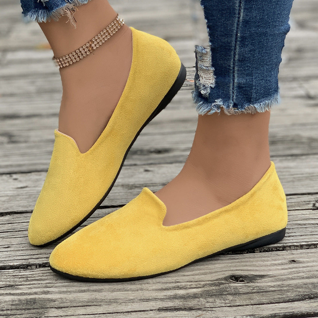 JANELLE™ – Casual Comfortable Pointed-Toe Flats - Maison Léa &amp; Lou