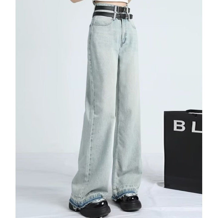 MAVINA™ – Summer Loose Fit Hem Jeans
