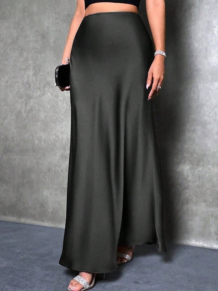 FIONA™ - Satin High-Waist Skirt - Maison Léa &amp; Lou