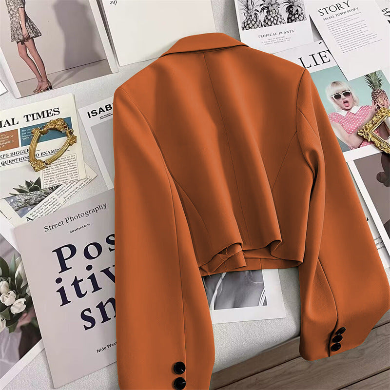 CORALIE™ - Sophisticated Cropped Blazer - Maison Léa &amp; Lou