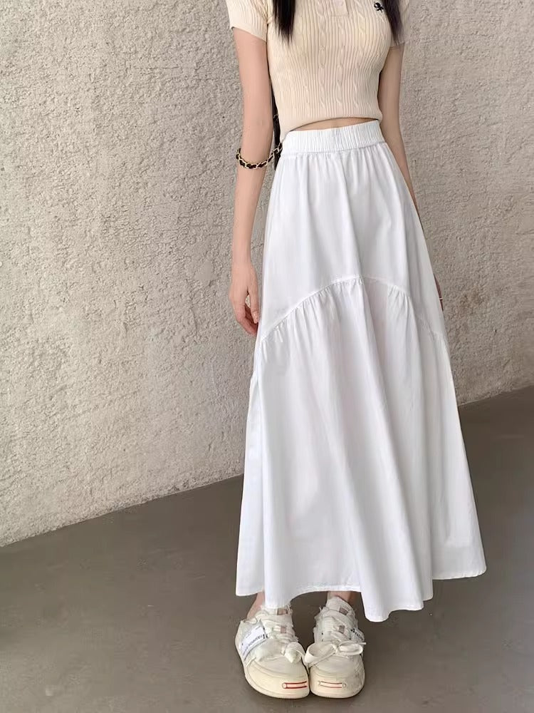 MARJOLAINE™ – Modern Casual Long Skirt - Maison Léa &amp; Lou