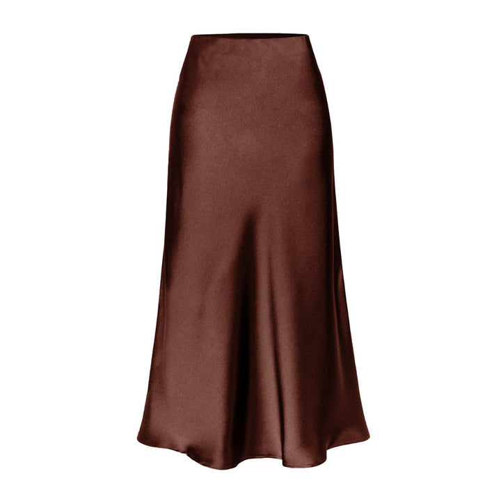 KEITH™ - Elegant High Waist Side Slit Midi Skirt