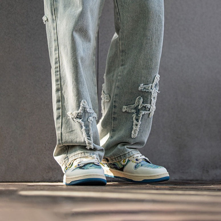 VAN GOGH™ | Starry Night Inspired Sneakers - Maison Léa &amp; Lou