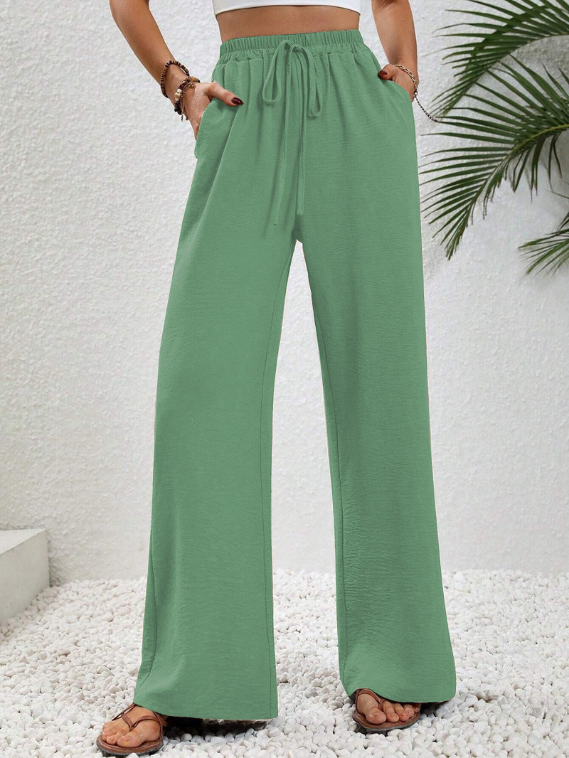 NIKU™ - Casual Wide Leg Drawstring Pants