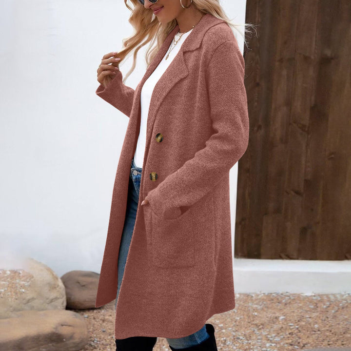 ZAHEKA™ - Casual Long Sleeve Mid Length Coat - Maison Léa &amp; Lou