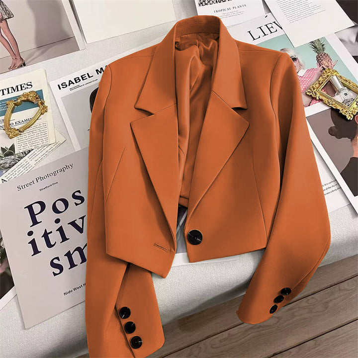 CORALIE™ - Sophisticated Cropped Blazer - Maison Léa &amp; Lou