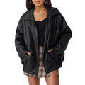 ANNETTE™ – Modern Oversized Vintage Inspired Biker Jacket - Maison Léa & Lou