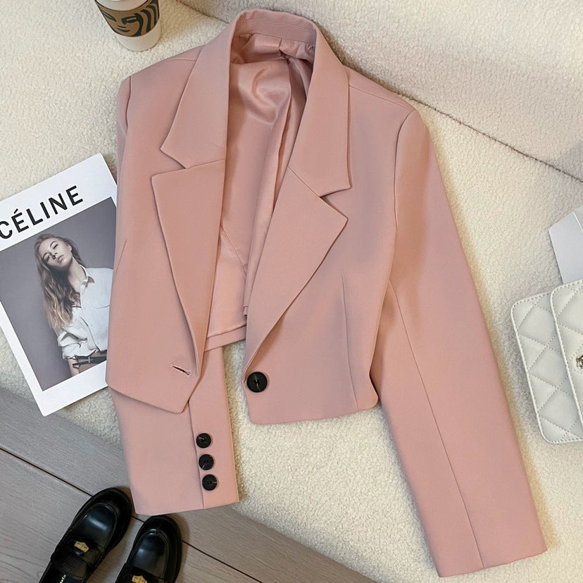 CORALIE™ - Sophisticated Cropped Blazer - Maison Léa &amp; Lou