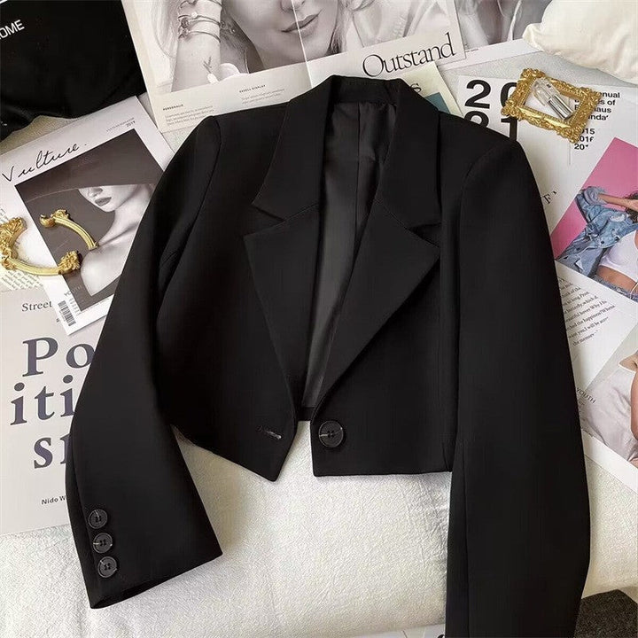 CORALIE™ - Sophisticated Cropped Blazer - Maison Léa &amp; Lou