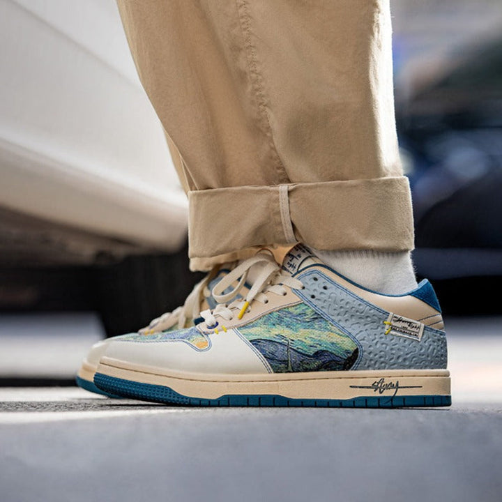 VAN GOGH™ | Starry Night Inspired Sneakers - Maison Léa &amp; Lou