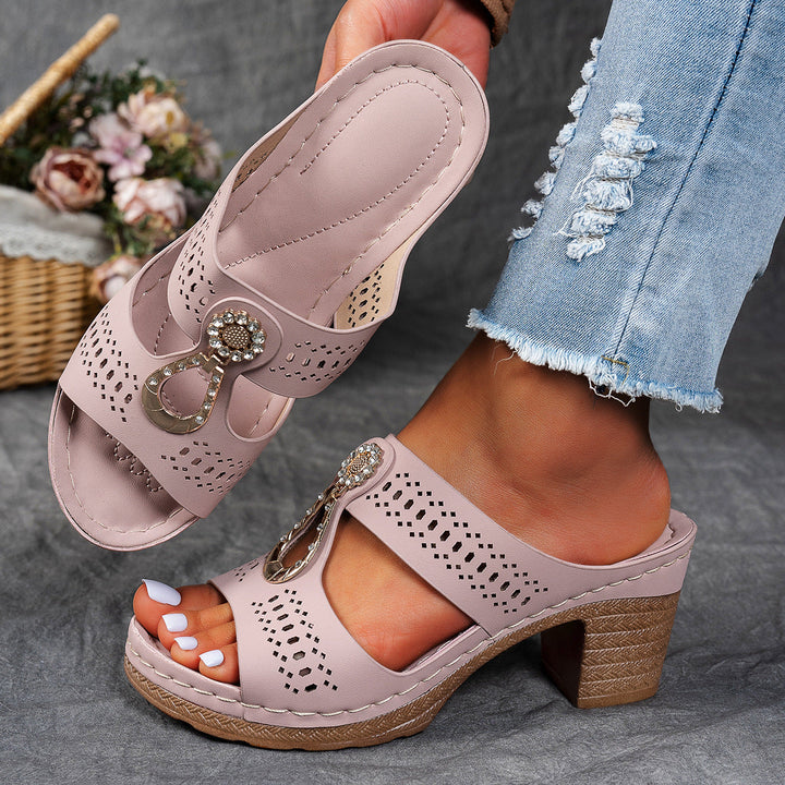 Isabella™ | Sandali Comfort Ortopedici con Tacco Alto