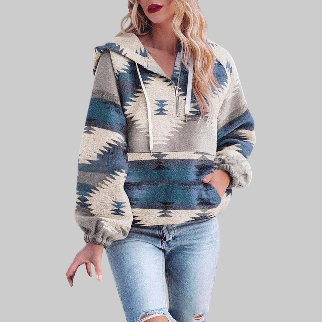SAKU™ - Comfy Oversized Zip Up Long Sleeve Hoodie Sweatshirt - Maison Léa &amp; Lou