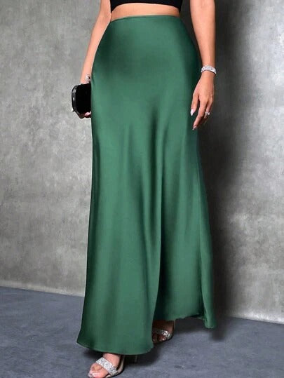 FIONA™ - Satin High-Waist Skirt - Maison Léa &amp; Lou