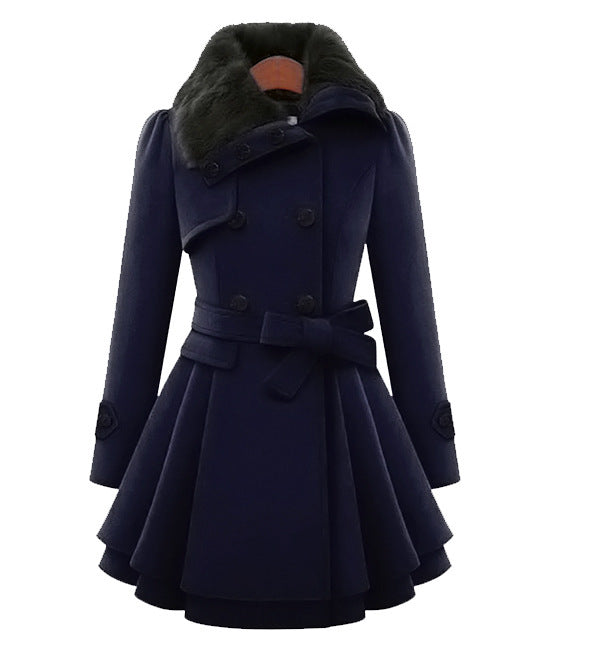 CLAUDIA™ | Vintage Flair Trench Coat - Maison Léa & Lou
