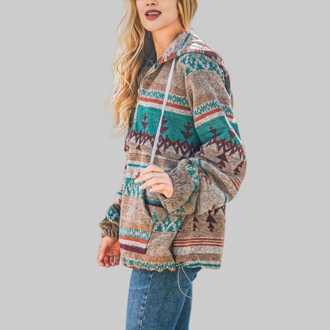 SAKU™ - Comfy Oversized Zip Up Long Sleeve Hoodie Sweatshirt - Maison Léa &amp; Lou