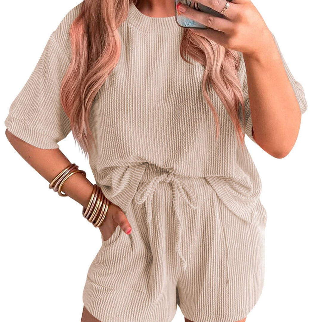LAYLANI™ - Casual Summer Lounge Sweatshirt and Shorts Co-Ord - Maison Léa & Lou