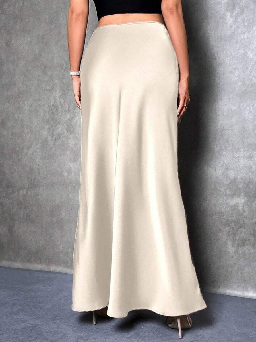FIONA™ - Satin High-Waist Skirt - Maison Léa &amp; Lou
