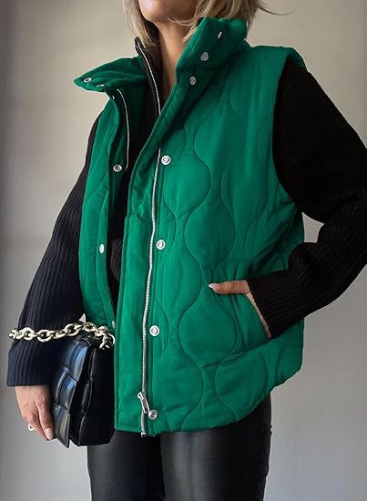DARCY™ - Chic Lightweight Button-Up Puffer Vest