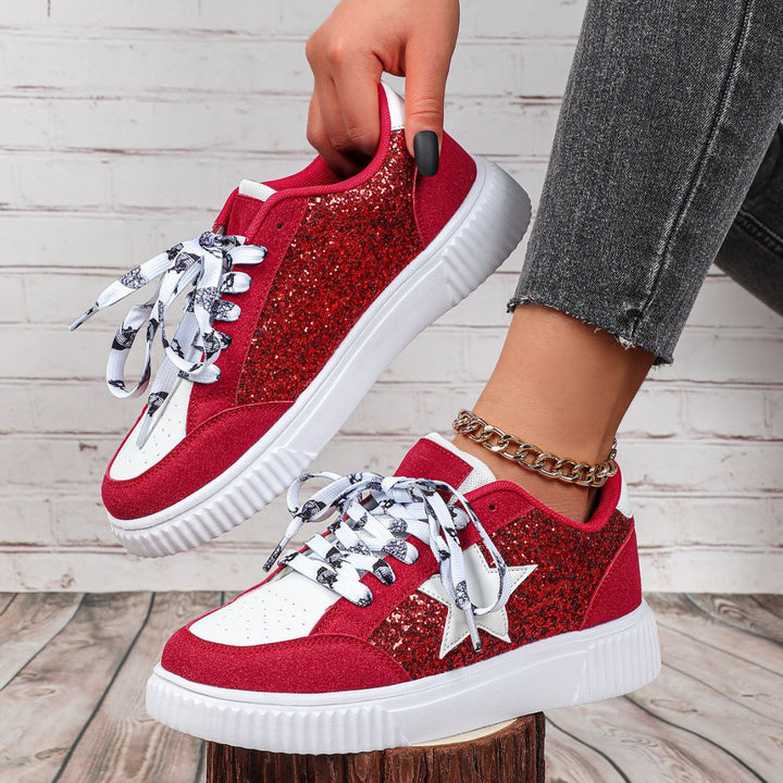 HAKO™ - Classy Lace-Up Low Top Running Sneakers - Maison Léa &amp; Lou