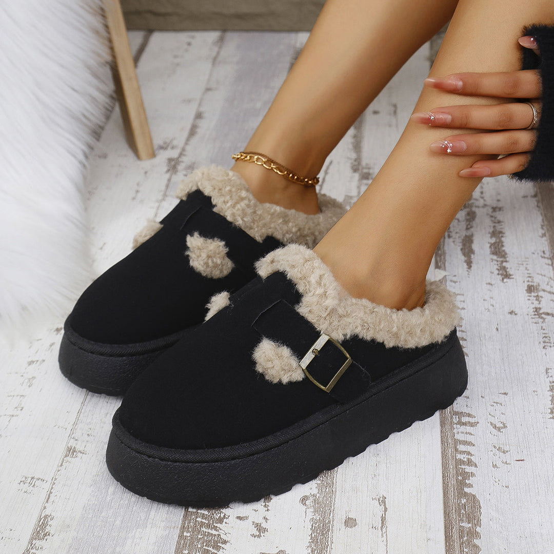 TAZA™ - Comfy Platform Mini Boots Slippers - Maison Léa &amp; Lou