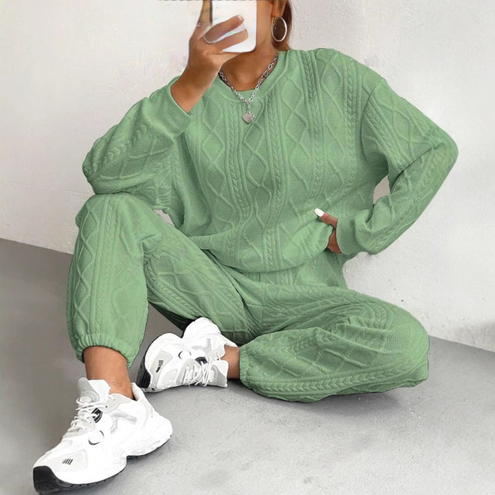 DALI™ - Comfy Long Sleeve Sweatshirt and Sweatpants Set