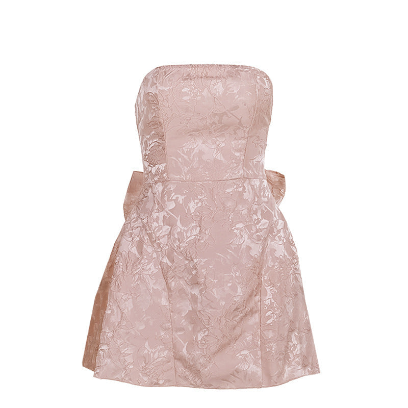 CAROLINE™ - Elegant Strapless A-Line Tube Dress for Summer & Dating - Maison Léa & Lou