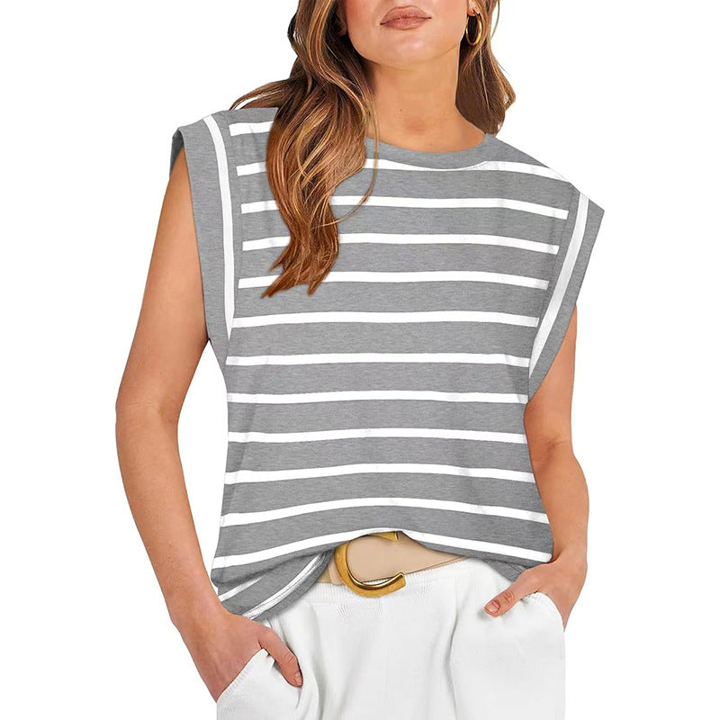 RAYANU™ – Lightweight Everyday Summer Cap Sleeve Top - Maison Léa &amp; Lou