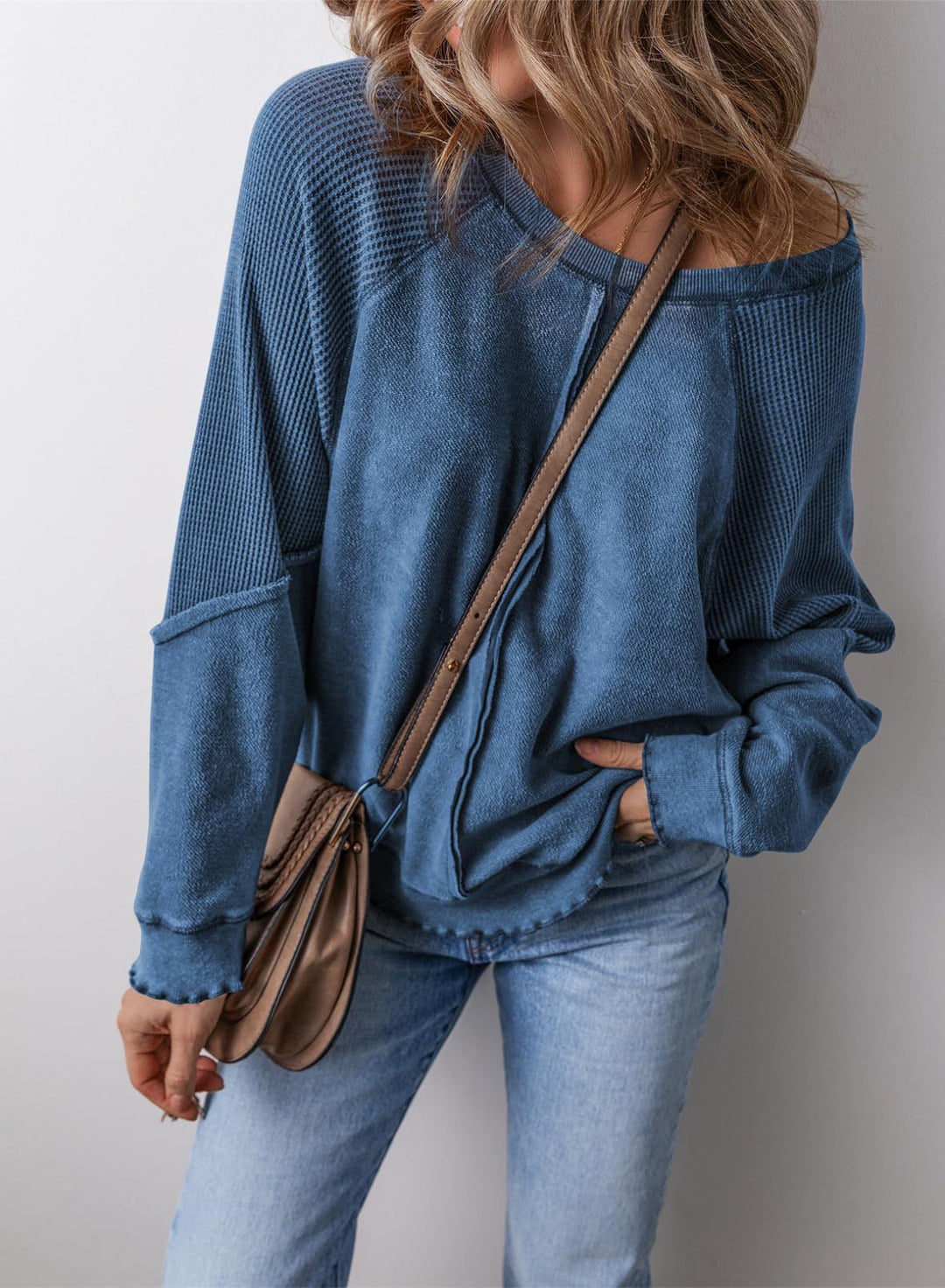 PRECIOUS™ - Casual Crew Neck Long Sleeve Sweatshirt - Maison Léa &amp; Lou