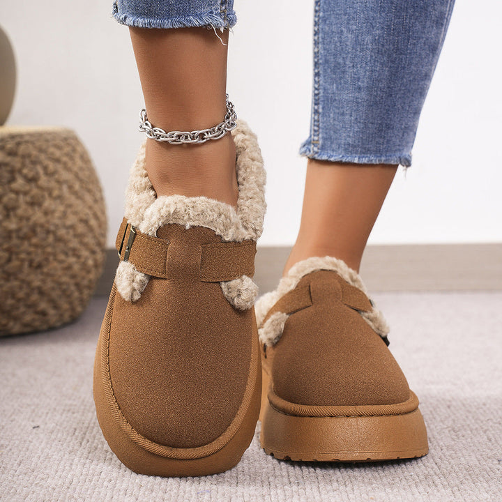 TAZA™ - Comfy Platform Mini Boots Slippers - Maison Léa &amp; Lou