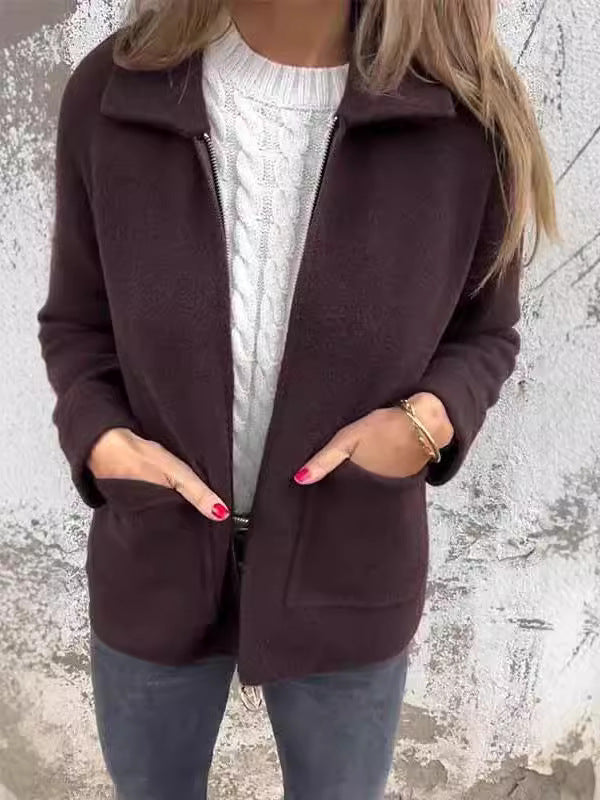 BRIAR™ - Classic Zip-Up Jacket - Maison Léa &amp; Lou